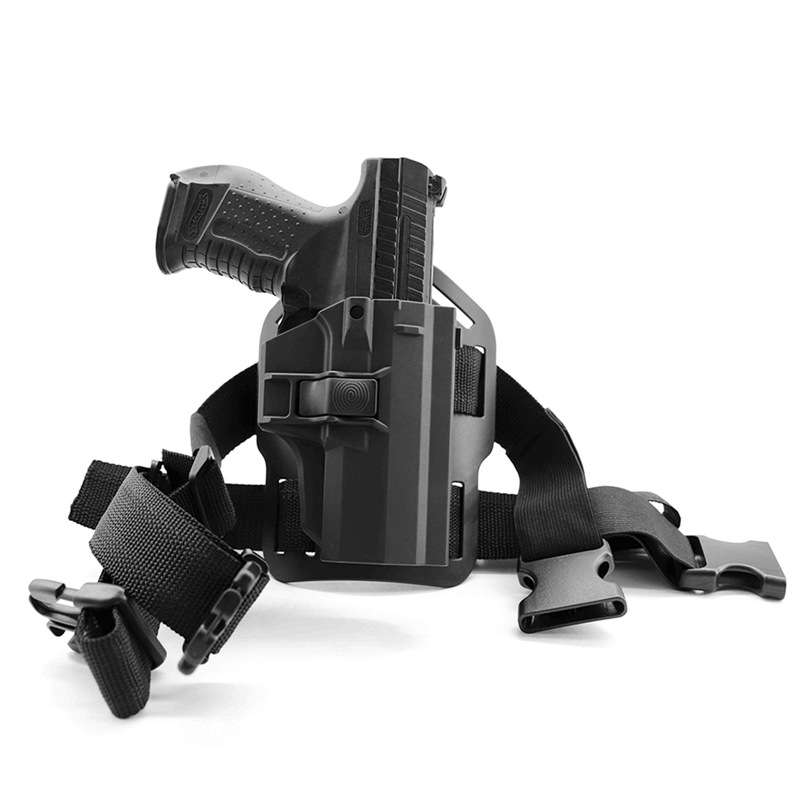 Plastic steel P99 quick release gun holster is suitable for belt