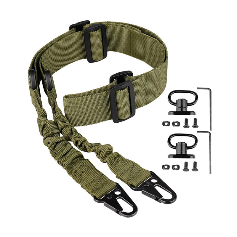 Double point multifunctional tactical gun sling QD buckle plus base