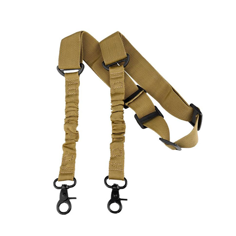 New design military multi-functional tactical gun sling double-point with zinc alloy buckle