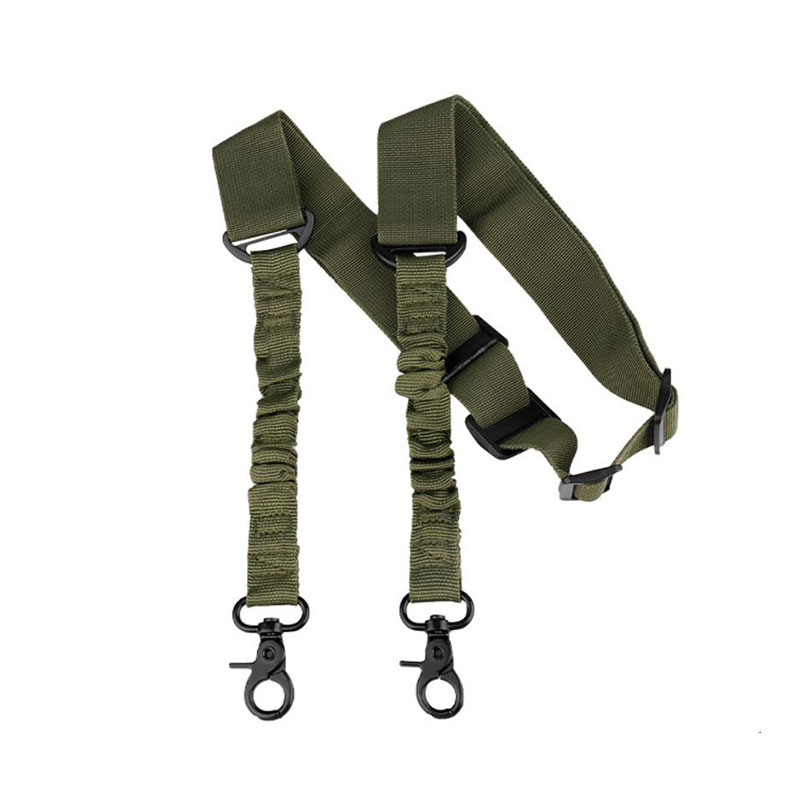 New design military multi-functional tactical gun sling double-point with zinc alloy buckle