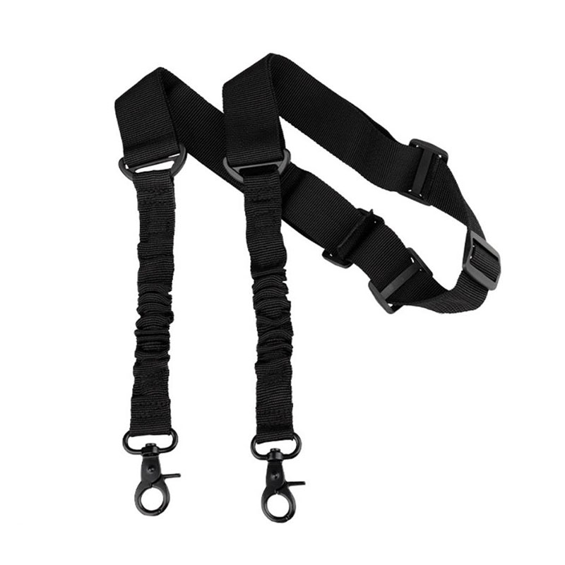 New design military multi-functional tactical gun sling double-point with zinc alloy buckle