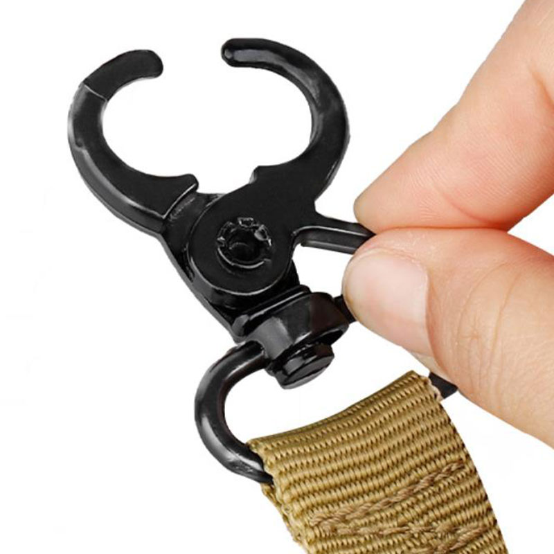 New design military multi-functional tactical gun sling double-point with zinc alloy buckle