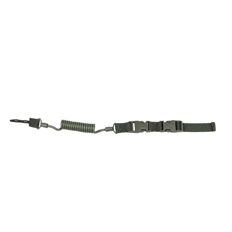 New retractable tactical spring rope keychain gun sling military outdoor safety rope elastic rope