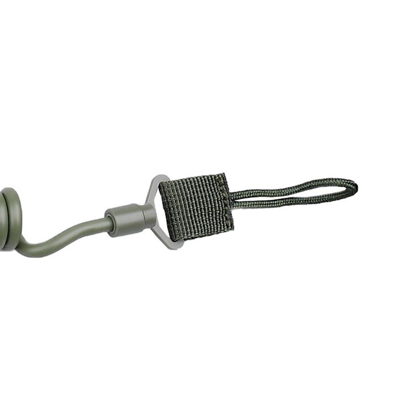 New retractable tactical spring rope keychain gun sling military outdoor safety rope elastic rope