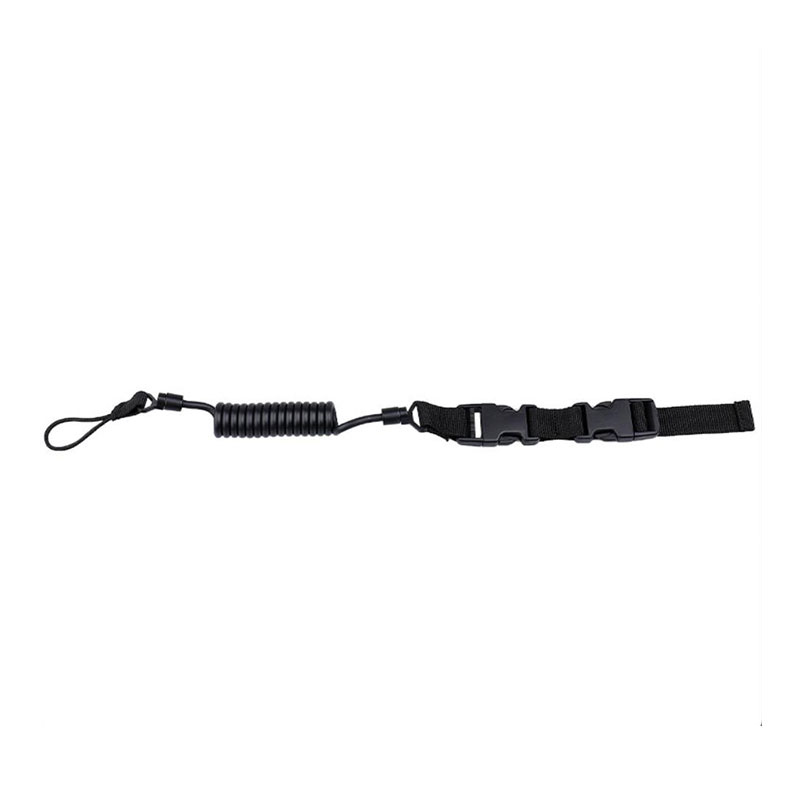 New retractable tactical spring rope keychain gun sling military outdoor safety rope elastic rope