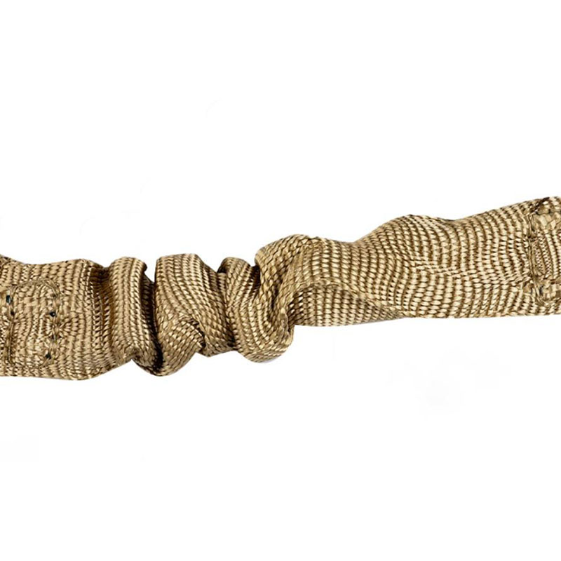 Military single point tactical gun sling with shoulder pad