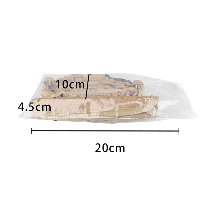 Military single point tactical gun sling with shoulder pad