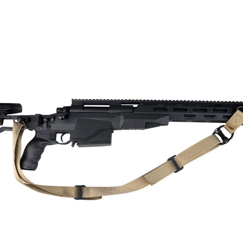 Military ms4 tactical gun sling multi-functional single-point or double-point Nylon belt butterfly ring with base