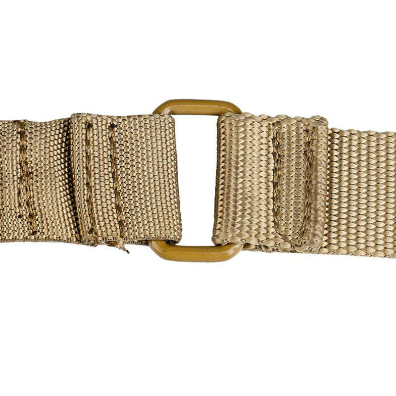 Military double-point tactical gun sling multi-function alloy buckle