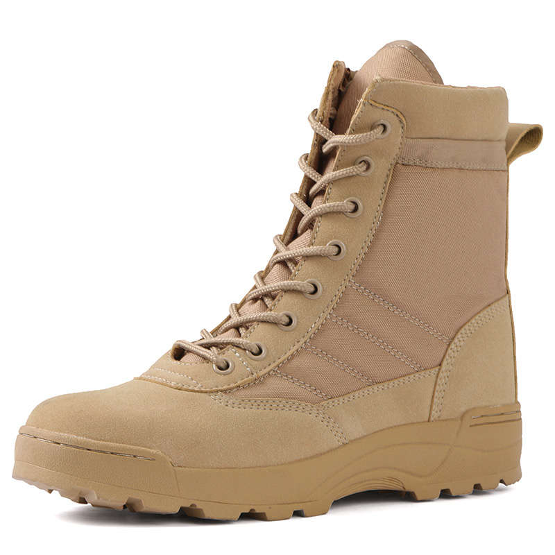 High quality Outdoor Mountaineering tactical shock-absorbing military boots