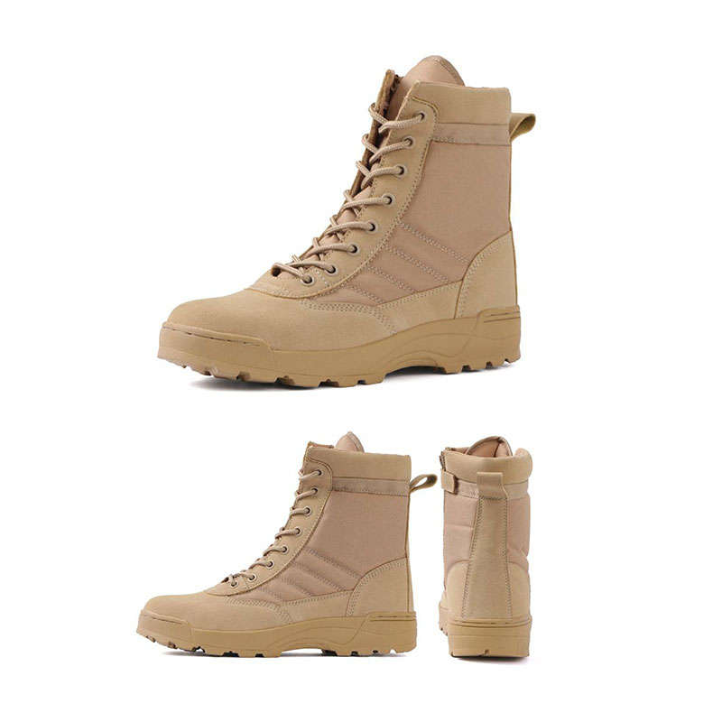High quality Outdoor Mountaineering tactical shock-absorbing military boots