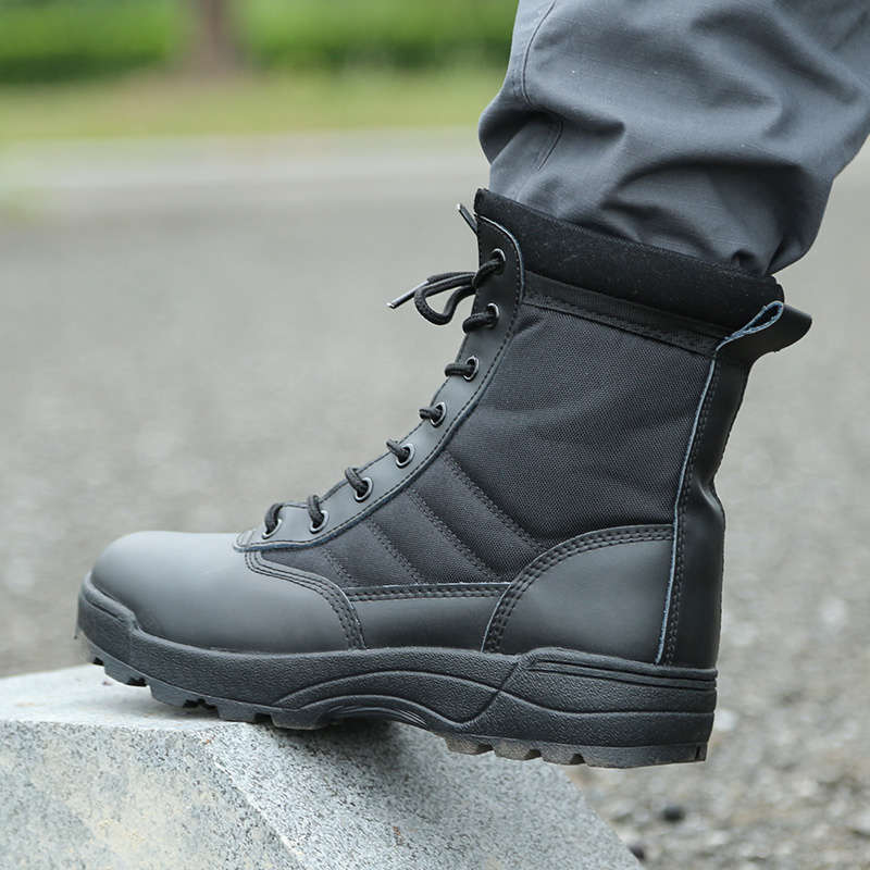 Men’s Tactical Boots Lightweight Combat Boots Military Work Boots black Boots