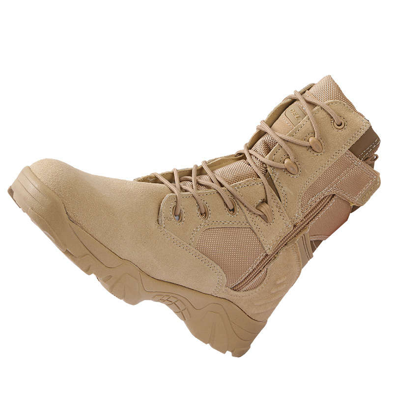 High quality Outdoor Mountaineering tactical shock-absorbing military boots