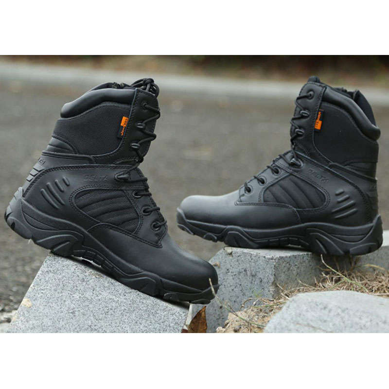 Men's Waterproof Hiking Boots Lightweight Work Boots Military Tactical Boots Durable Combat Boots