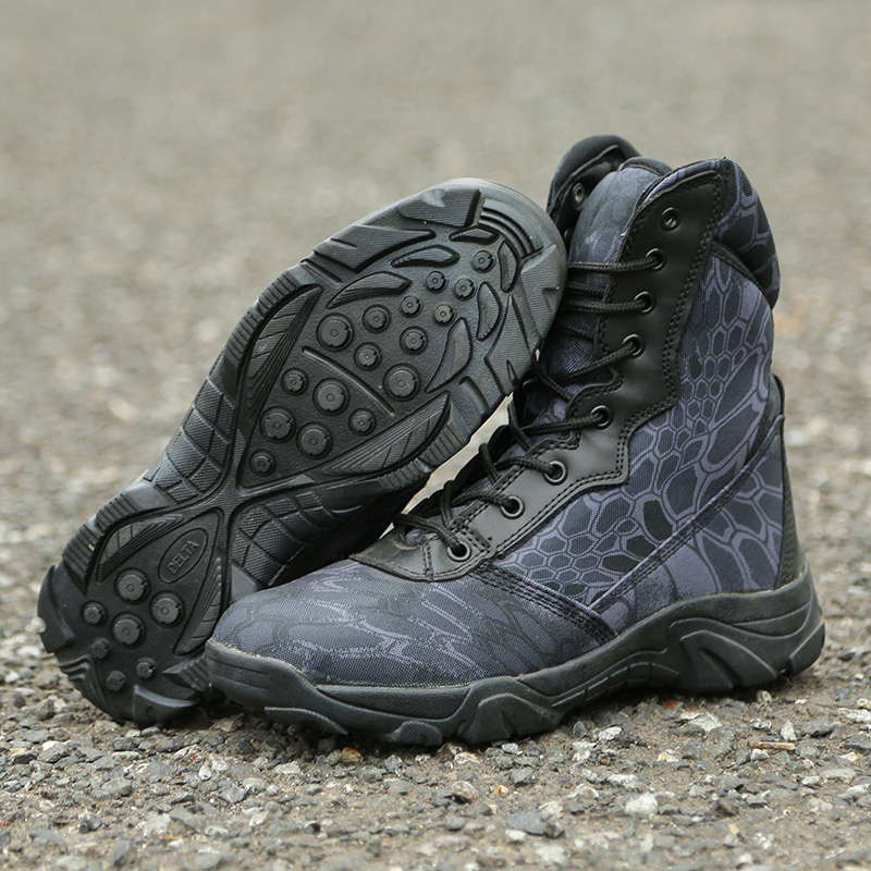 Ultralight high performance military camouflage combat boots