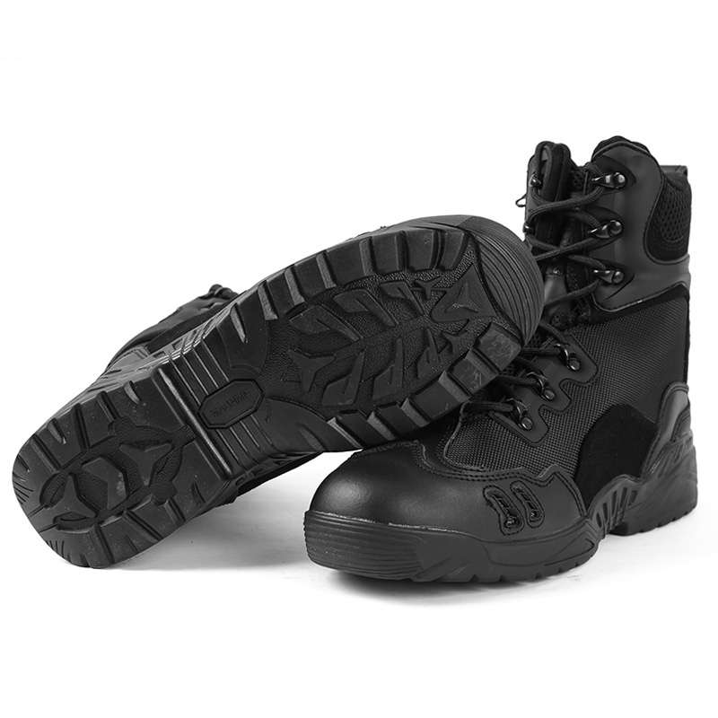Comfortable Breathable Men's Tactical Black Army Boots