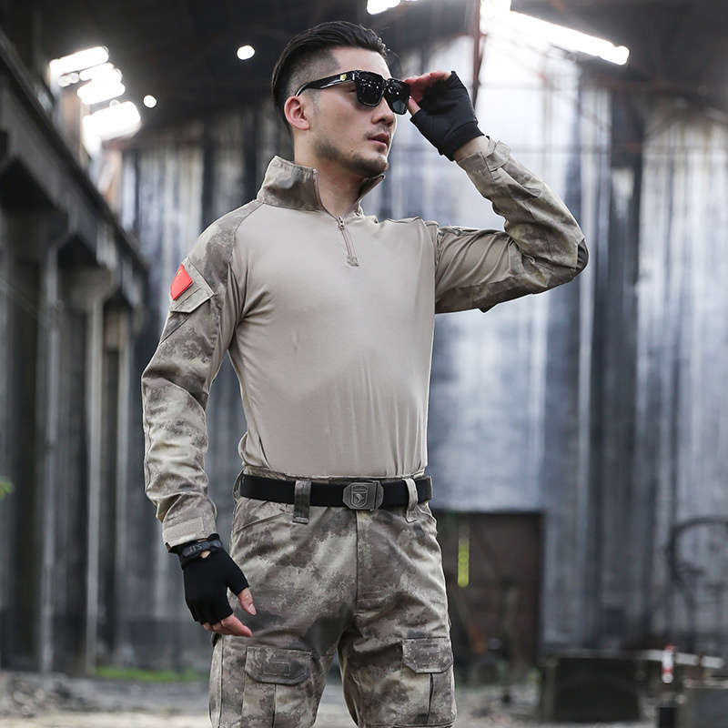 Frog suit camouflage suit suit male instructor uniform military training suit thickened wear-resistant training suit