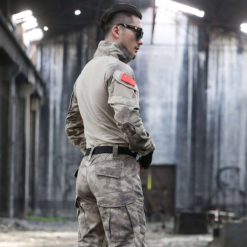 Frog suit camouflage suit suit male instructor uniform military training suit thickened wear-resistant training suit