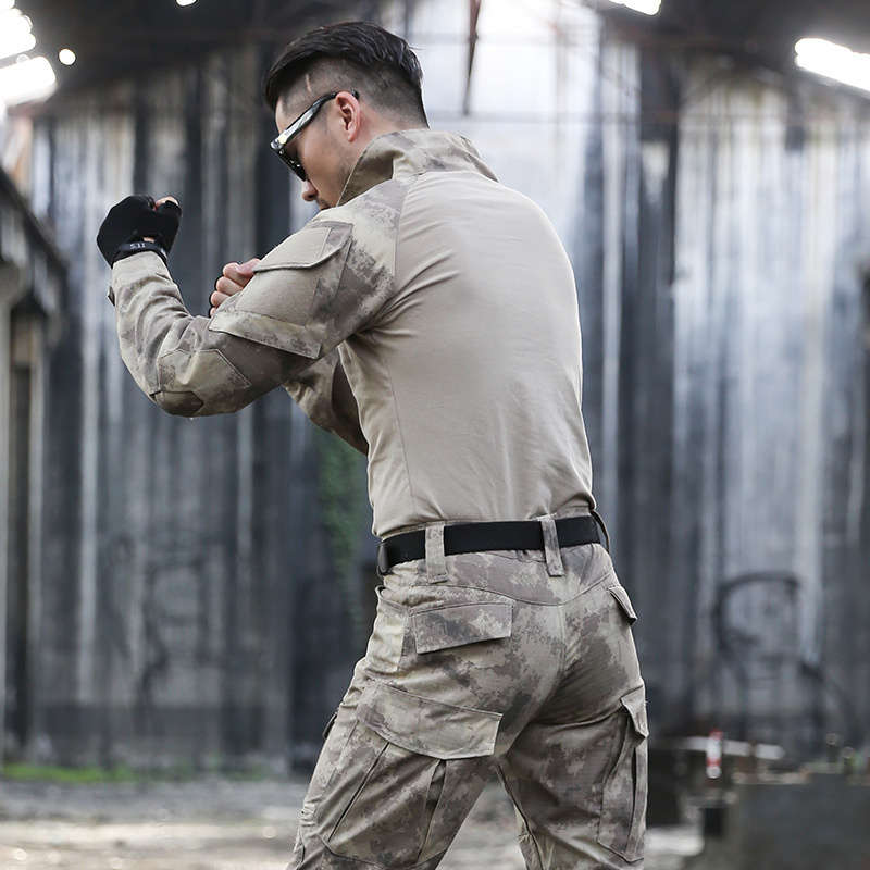 Frog suit camouflage suit suit male instructor uniform military training suit thickened wear-resistant training suit