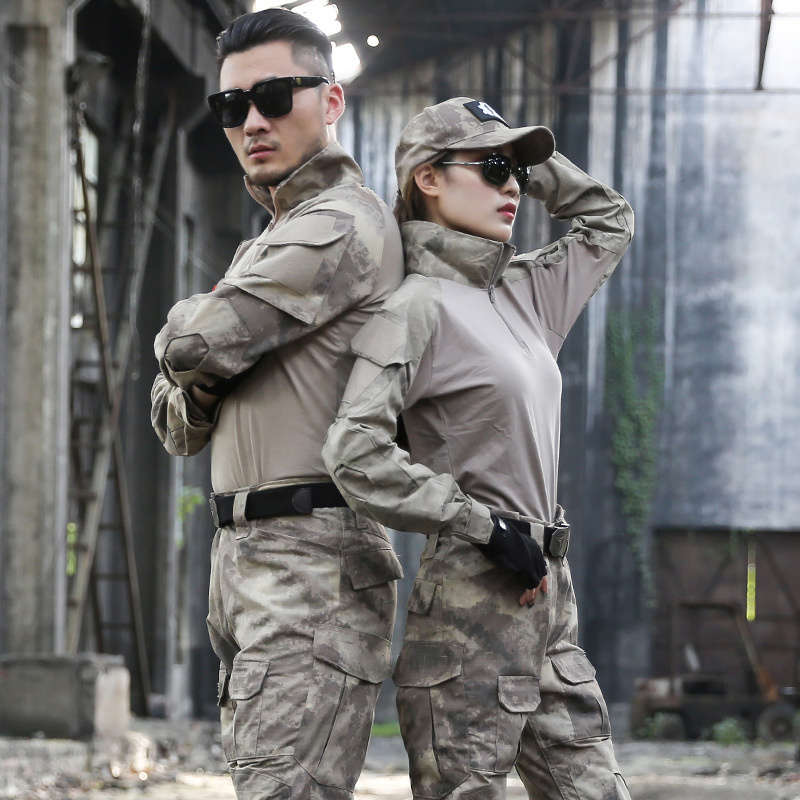 Frog suit camouflage suit suit male instructor uniform military training suit thickened wear-resistant training suit