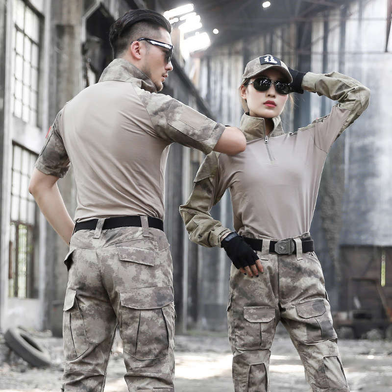 Frog suit camouflage suit suit male instructor uniform military training suit thickened wear-resistant training suit
