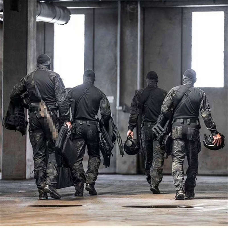Pioneer tactical frog suit outdoor training wear-resistant breathable long-sleeved top combat uniform