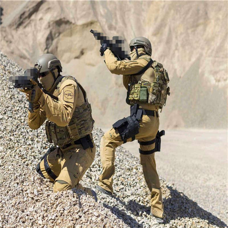 Pioneer tactical frog suit outdoor training wear-resistant breathable long-sleeved top combat uniform