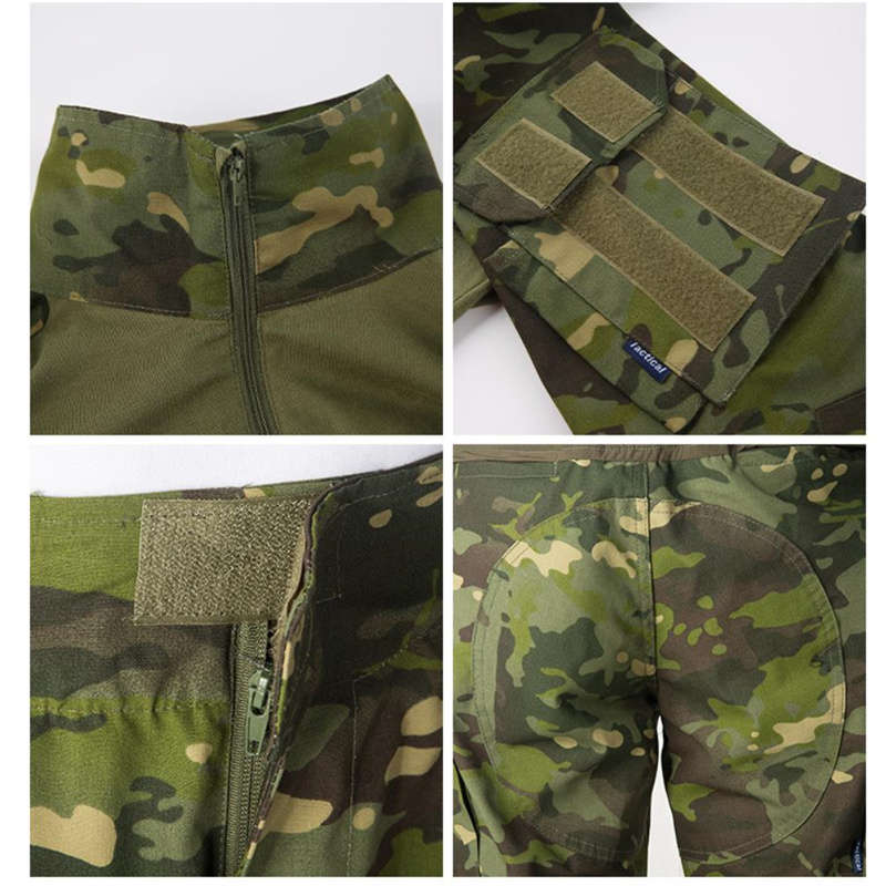 G3 model Man Military Army Combat Suit Camouflage Long Sleeve Cargo Work Pants