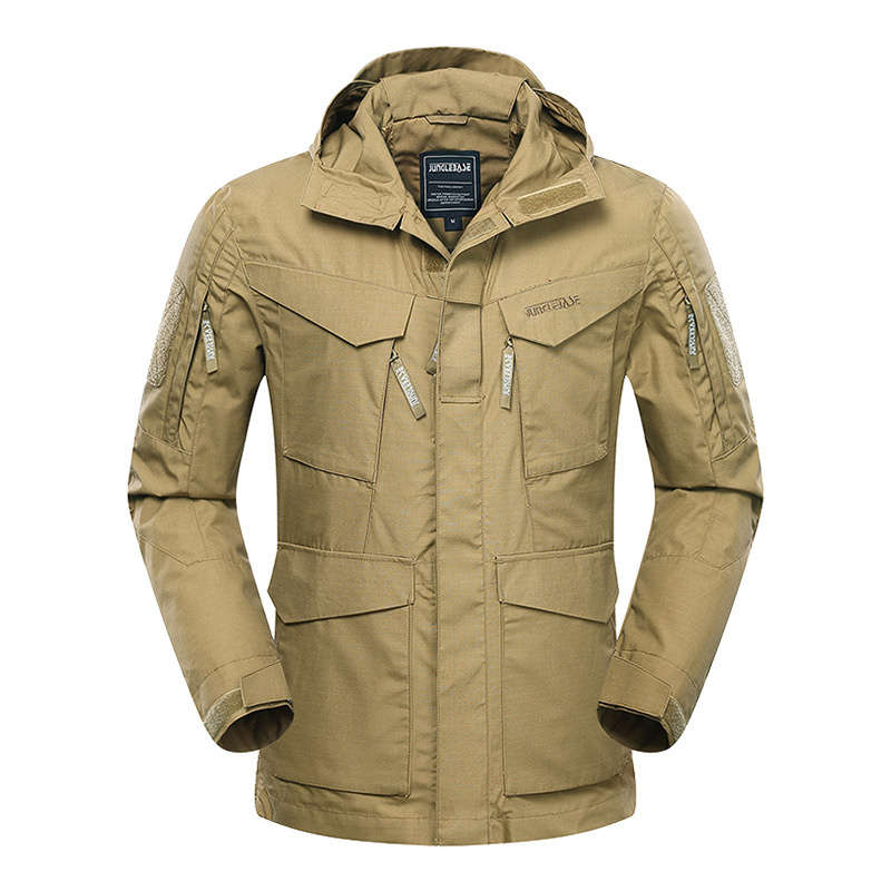Men's winter tactical jacket camouflage wear-resistant and breathable