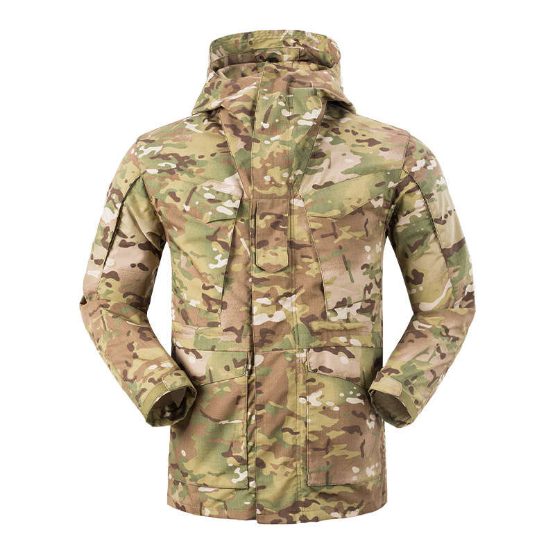 Men's winter tactical jacket camouflage wear-resistant and breathable