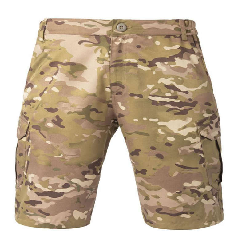 Men's Summer Outdoor Training Cropped Pants Breathable Anti-Fade