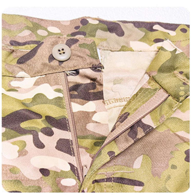 Men's Summer Outdoor Training Cropped Pants Breathable Anti-Fade