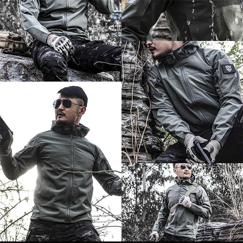 Men's autumn and winter waterproof outdoor combat uniform wear-resistant and breathable