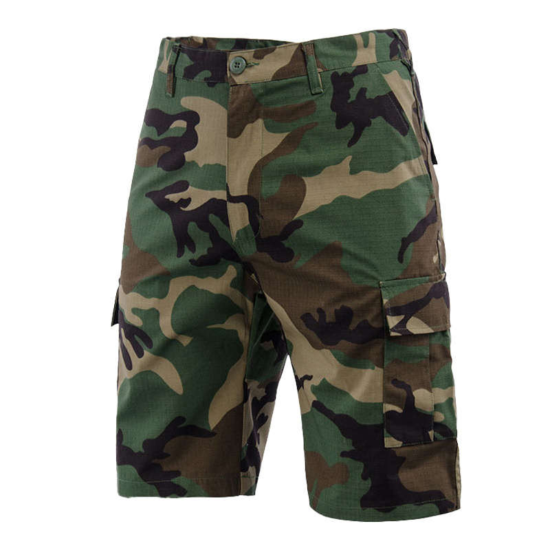 Men's Summer Outdoor Waterproof Workwear Camouflage Cropped Pants
