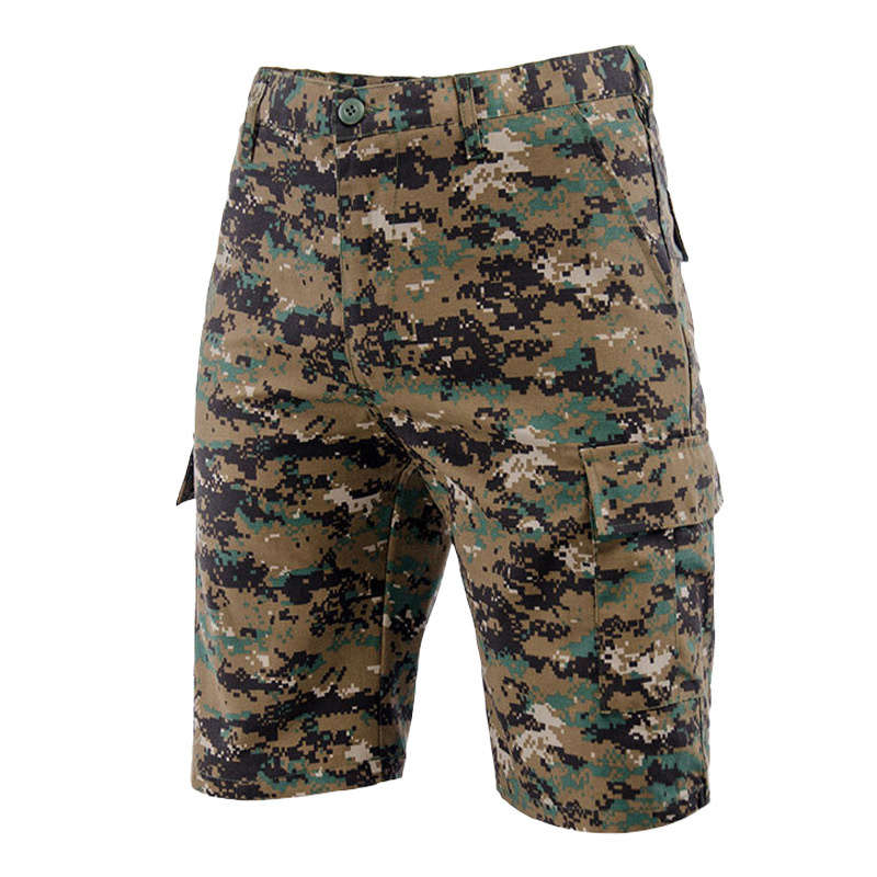 Men's Summer Outdoor Waterproof Workwear Camouflage Cropped Pants