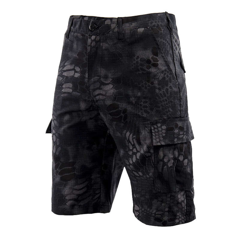 Men's Summer Outdoor Waterproof Workwear Camouflage Cropped Pants