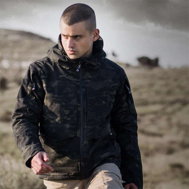 Winter Warm Plus Fleece Thick Fan Tactical Coat Breathable Waterproof