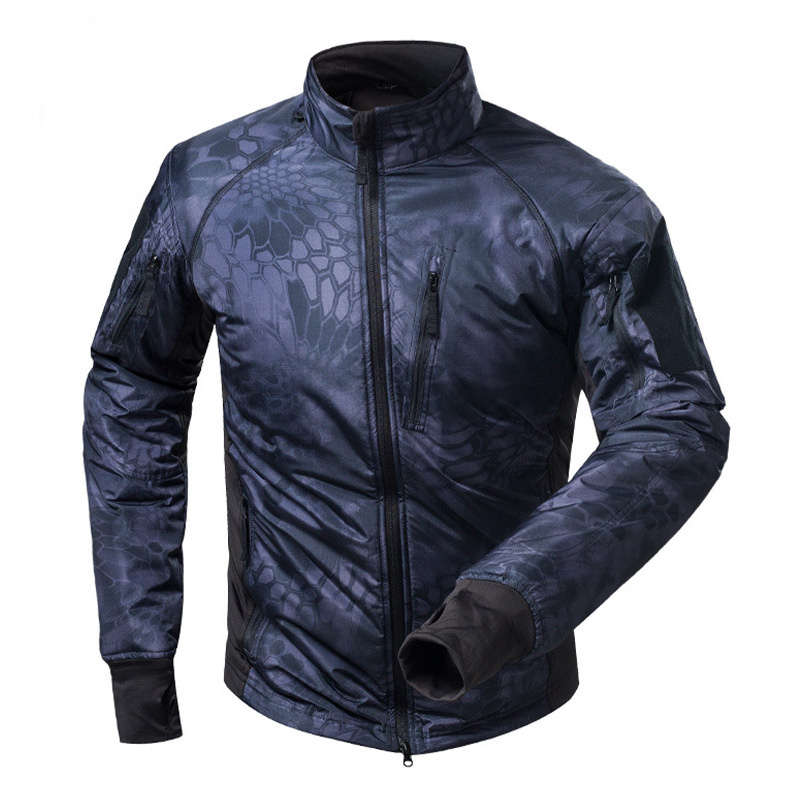 Waterproof camouflage fleece soft warm clothing tactical cycling jacket
