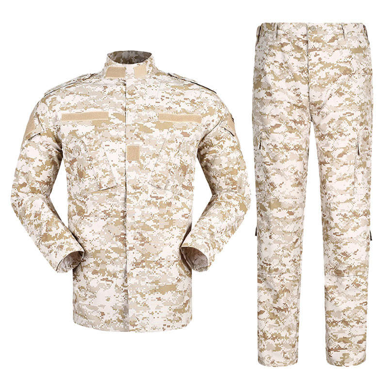 Men's Long Sleeve American Camouflage Combat Training Suit