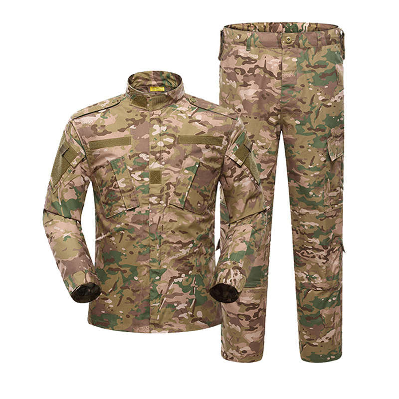 Men's Long Sleeve American Camouflage Combat Training Suit