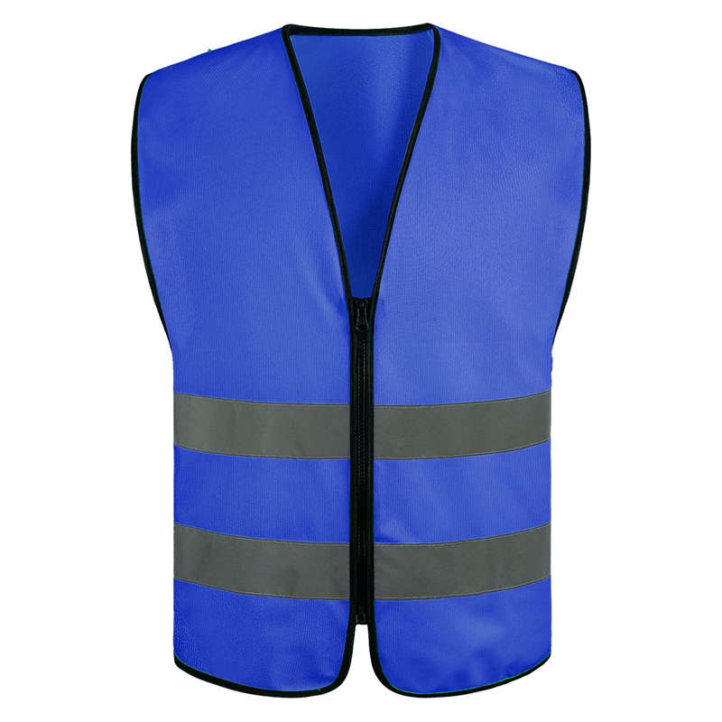 Fluorescent luminous reflective strip reflective safety vest printed yellow word reflective clothing zipper engineering duty vest vest
