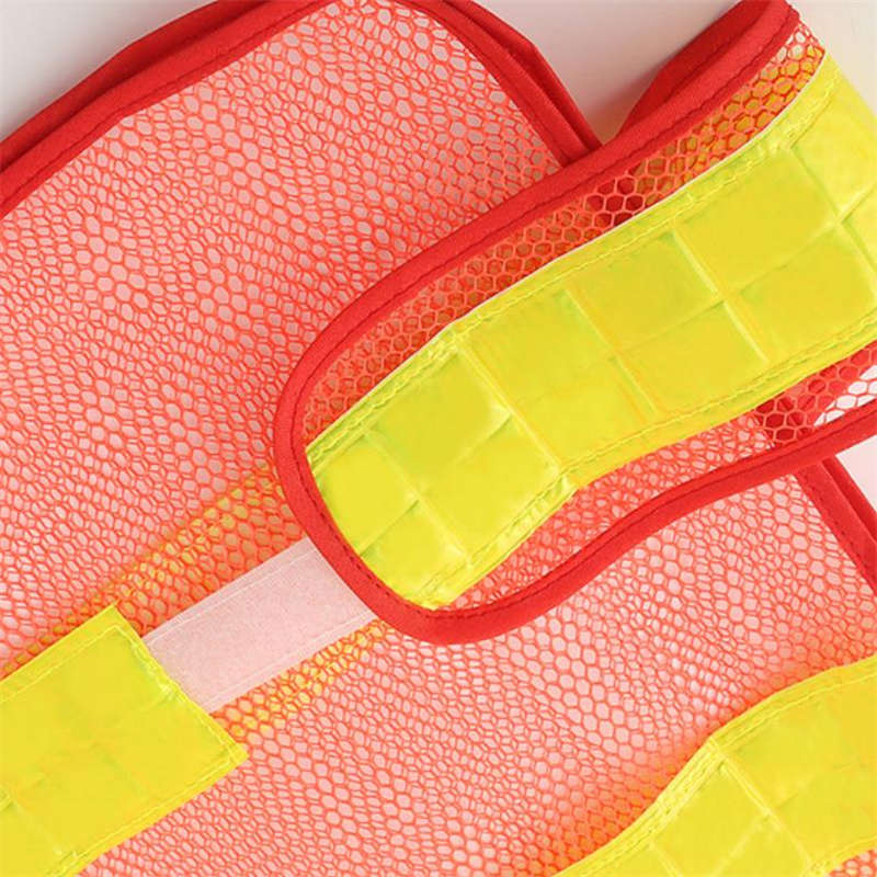 Mesh fabric printable lattice reflective vest traffic sanitation reflective vest construction site construction reflective clothing
