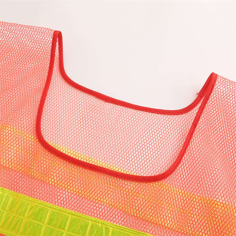 Mesh fabric printable lattice reflective vest traffic sanitation reflective vest construction site construction reflective clothing