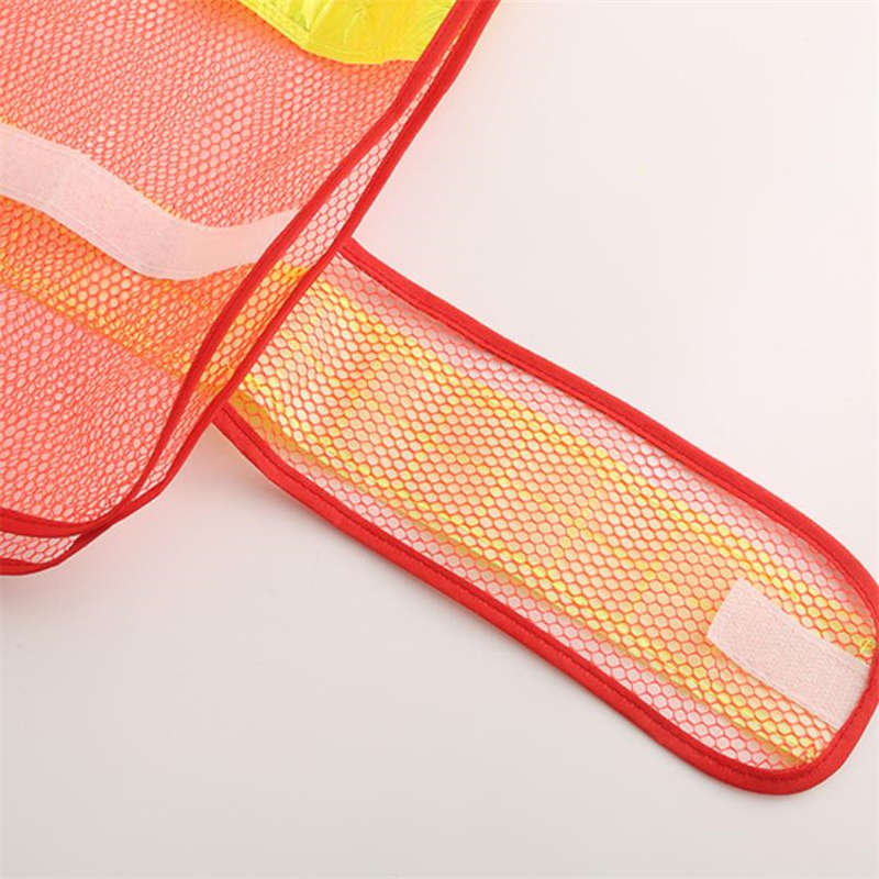 Mesh fabric printable lattice reflective vest traffic sanitation reflective vest construction site construction reflective clothing