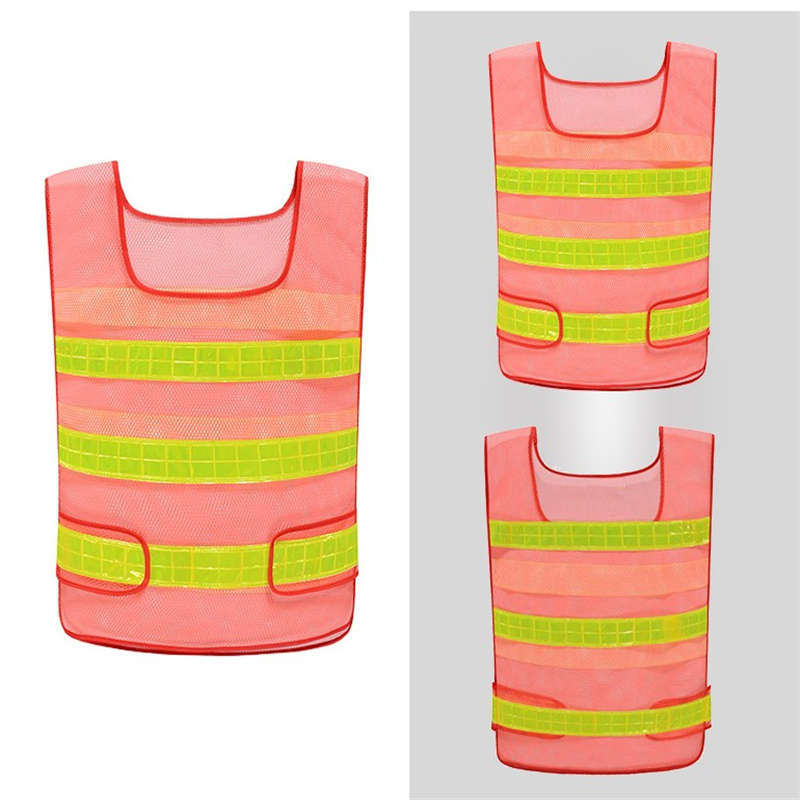 Mesh fabric printable lattice reflective vest traffic sanitation reflective vest construction site construction reflective clothing