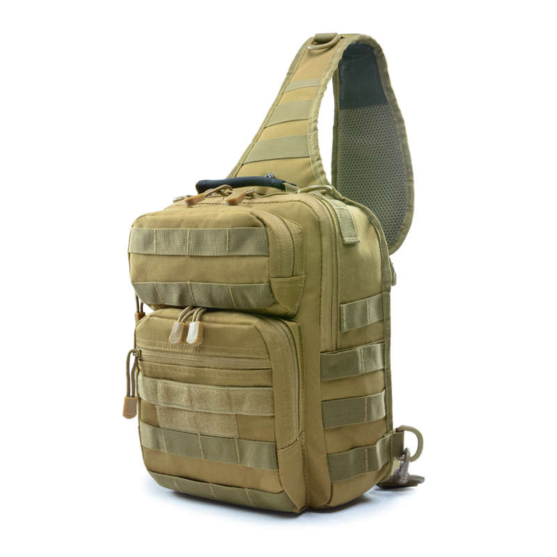 Tactical  Sling Bag Pack with Pistol Holster Sling Shoulder Assault Range Backpack for Concealed Carry