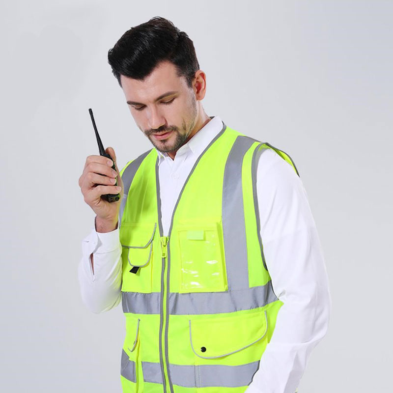 Traffic reflective raincoat suit fluorescent yellow adult warning riding waterproof clothing reflective clothing