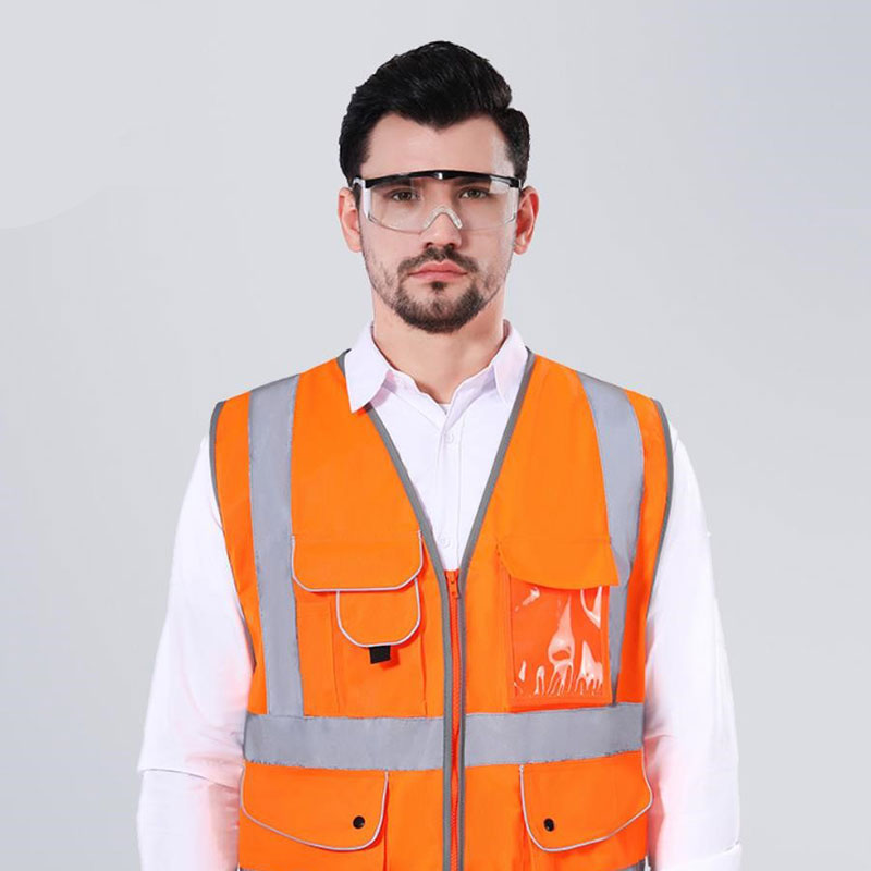 Traffic reflective raincoat suit fluorescent yellow adult warning riding waterproof clothing reflective clothing