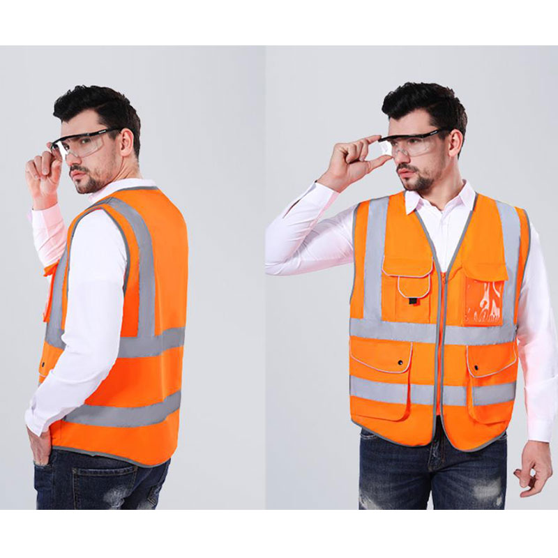 Traffic reflective raincoat suit fluorescent yellow adult warning riding waterproof clothing reflective clothing