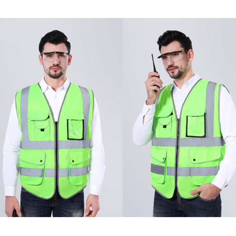 Traffic reflective raincoat suit fluorescent yellow adult warning riding waterproof clothing reflective clothing